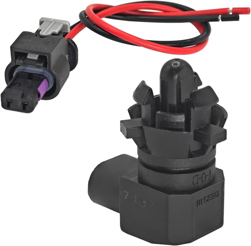 Formiden 13583411 Ambient Air Temperature Sensor with Connector Pigtail Harness Compatible with Buick Chevy Cadillac GMC - Image 1